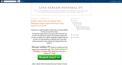 Desktop Screenshot of livestreamf00tballtv.blogspot.com