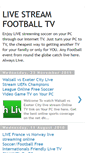 Mobile Screenshot of livestreamf00tballtv.blogspot.com