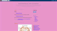 Desktop Screenshot of enfermerasporsiempre.blogspot.com
