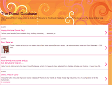 Tablet Screenshot of donutdatabase.blogspot.com