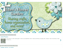 Tablet Screenshot of edensflowergarden.blogspot.com