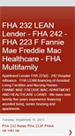 Mobile Screenshot of fha232leanlender.blogspot.com