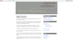 Desktop Screenshot of bobbyvanquish.blogspot.com