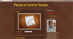 Desktop Screenshot of pausaecontratempo.blogspot.com