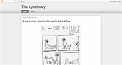 Desktop Screenshot of lyrabrary.blogspot.com