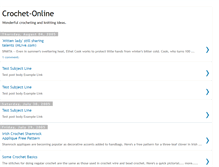 Tablet Screenshot of crochet-online.blogspot.com