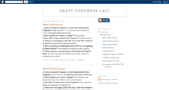 Desktop Screenshot of craftcongress.blogspot.com