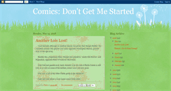 Desktop Screenshot of comicsdontgetmestarted.blogspot.com