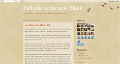Desktop Screenshot of patheticisthenewblack.blogspot.com