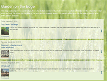 Tablet Screenshot of gardenontheedge.blogspot.com