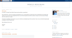 Desktop Screenshot of newly-wedblog.blogspot.com