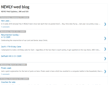 Tablet Screenshot of newly-wedblog.blogspot.com