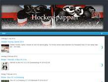 Tablet Screenshot of hockey-pappan.blogspot.com