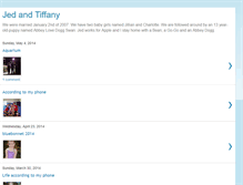 Tablet Screenshot of jedandtiffany.blogspot.com