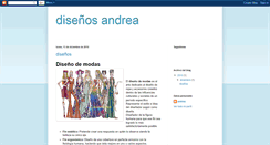 Desktop Screenshot of disenosandrea.blogspot.com