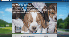 Desktop Screenshot of hermososbeagles.blogspot.com