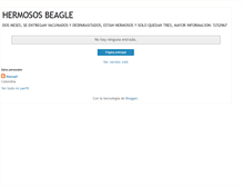Tablet Screenshot of hermososbeagles.blogspot.com