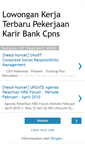 Mobile Screenshot of lowongankerjaterbarukarir.blogspot.com