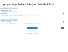 Tablet Screenshot of lowongankerjaterbarukarir.blogspot.com