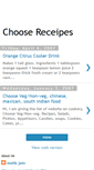 Mobile Screenshot of choosereceipes.blogspot.com