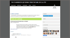 Desktop Screenshot of carasnuevasdetv.blogspot.com