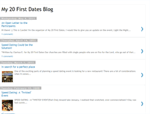 Tablet Screenshot of my20firstdates.blogspot.com