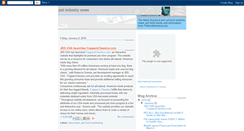 Desktop Screenshot of petindustrynews.blogspot.com