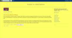 Desktop Screenshot of nikkis-chickens.blogspot.com
