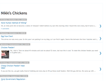 Tablet Screenshot of nikkis-chickens.blogspot.com
