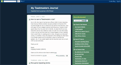 Desktop Screenshot of mytmjournal.blogspot.com