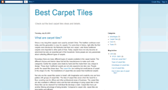 Desktop Screenshot of bestcarpettiles.blogspot.com