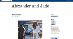 Desktop Screenshot of alexanderandjade.blogspot.com