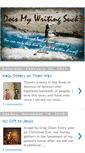 Mobile Screenshot of doesmywritingsuck.blogspot.com