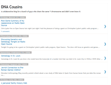 Tablet Screenshot of dnacousins.blogspot.com