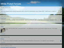 Tablet Screenshot of mypicketfences.blogspot.com