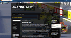 Desktop Screenshot of haldane-amazingnews.blogspot.com