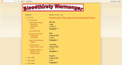 Desktop Screenshot of bloodthirstywarmonger.blogspot.com