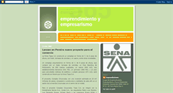 Desktop Screenshot of emprendimientoyempresarismo.blogspot.com