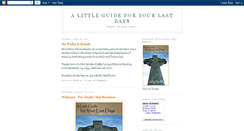 Desktop Screenshot of alittleguide.blogspot.com