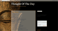 Desktop Screenshot of ourthoughtoftheday.blogspot.com