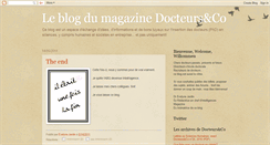 Desktop Screenshot of docteursetcompagnie.blogspot.com