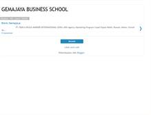 Tablet Screenshot of gemajaya-bisnis.blogspot.com