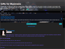 Tablet Screenshot of giftsformusicians.blogspot.com