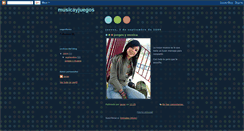 Desktop Screenshot of javier-musicayjuegos.blogspot.com