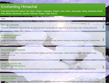 Tablet Screenshot of enchantinghimachal.blogspot.com