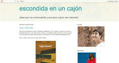 Desktop Screenshot of escondidaenuncajon.blogspot.com