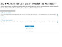 Tablet Screenshot of 4wheelerdepot.blogspot.com