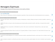 Tablet Screenshot of mensagenespirituais.blogspot.com