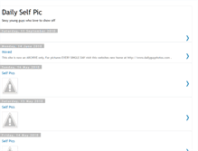 Tablet Screenshot of dailyselfpic.blogspot.com