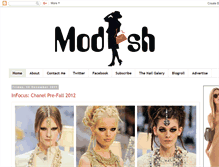Tablet Screenshot of modish-blog.blogspot.com